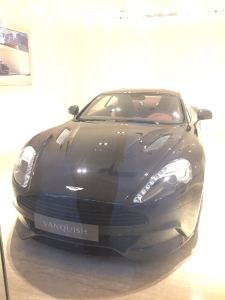 I could resist gawking at one of the rarest cars in the world, the Aston Martin Vanquish, displayed a block from the Temple of King Qian